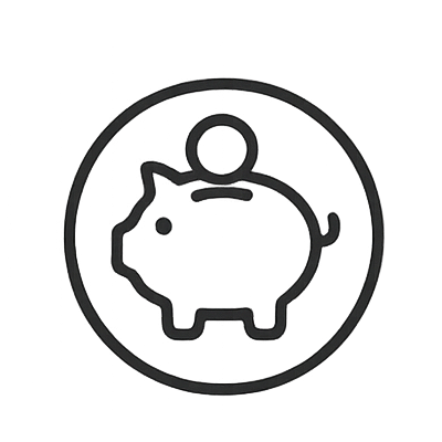 Icon of piggybank